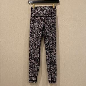 Lululemon Wunder Under HR Tight Luxtreme- Floral Spritz Size 4